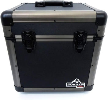 Gorilla LP80 Holds 80 12\ LP Vinyl Record Case (Titanium)"