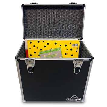 Gorilla LP50 12\ Vinyl Storage Box Case (Black)