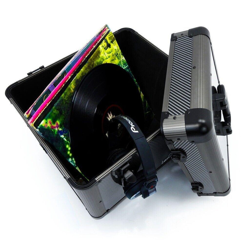 Vinyl Record Storage Case Holds 80 Carry Case Gorilla LP80 12